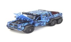 Mercedes-Benz G63 AMG 6x6 flame camouflage, marine blue