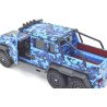 Mercedes-Benz G63 AMG 6x6 flame camouflage, marine blue