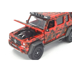 Mercedes Benz G63 AMG 6x6 Flame Camouflage, rouge