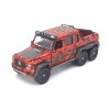 Mercedes Benz G63 AMG 6x6 Flame Camouflage, rouge