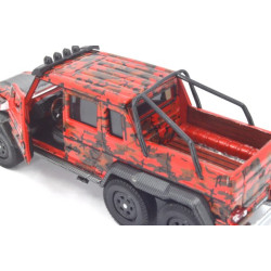 Mercedes Benz G63 AMG 6x6 Flame Camouflage, rood