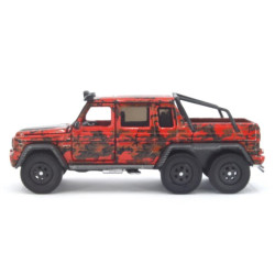 Mercedes Benz G63 AMG 6x6 Flame Camouflage, rouge