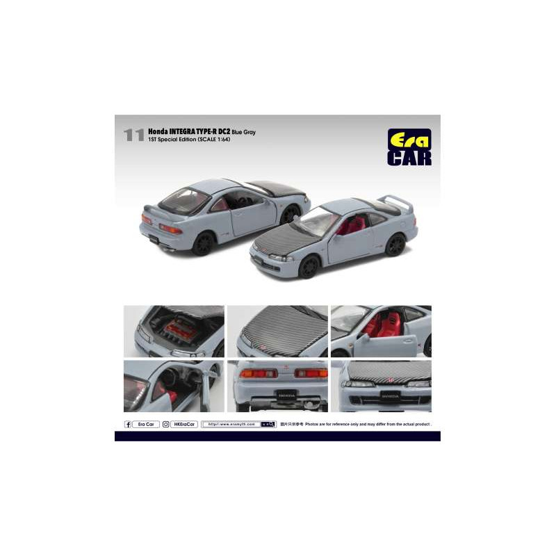 Honda Integra Type-R DC2 1st special edition, blue-grey with carbon fiber hood