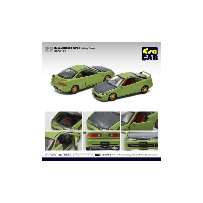 Honda Integra Type-R DC2, military green / black hood