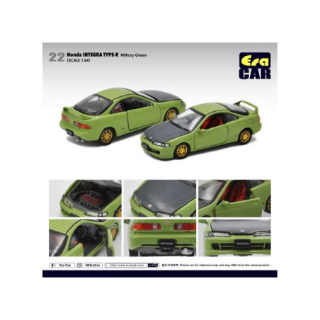 Honda Integra Type-R DC2, military green / black hood