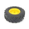 John Deere 1:32 tractor tire with rim, left
