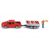 Volkswagen Amarok with tipping trailer