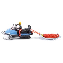Snowmobil mit Rettungsschlitten