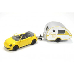 Volkswagen New Beetle mit Wohnanhänger