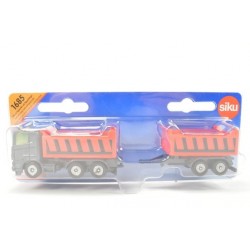 LKW mit Kippmulde und Kippanhänger
