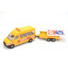Volkswagen Crafter with Traffic Control Trailer