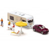 Porsche Macan with caravan