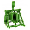 Attelage arrière, noir mat, John Deere vert