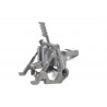Rear coupling Siku tractors, Fendt grey