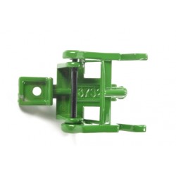 Attelage arrière, noir mat, John Deere vert