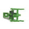Attelage arrière, noir mat, John Deere vert