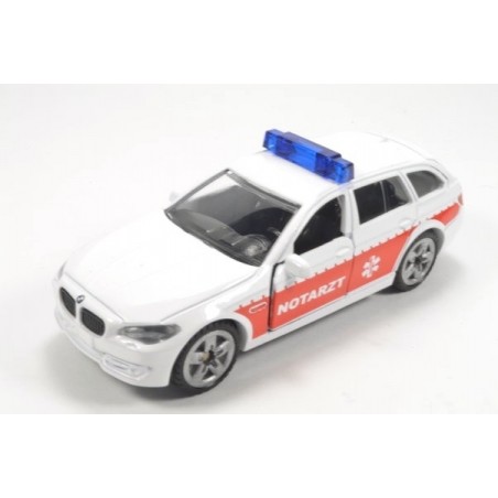 BMW 520i Notarzt mit aufgedruckten Rückleuchten und hohe Blaulichtleiste BMW 520i Notarzt mit aufgedruckten Rückleuchten und hohe Blaulichtleiste