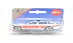 BMW 520i Notarzt avec feux arrière imprimés et barre de lumière bleue haute