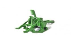 Attelage arrière, noir mat, John Deere vert