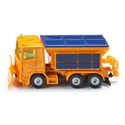 Vrachtwagen met sneeuwschuif