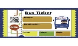 Bushalte met schoolbus