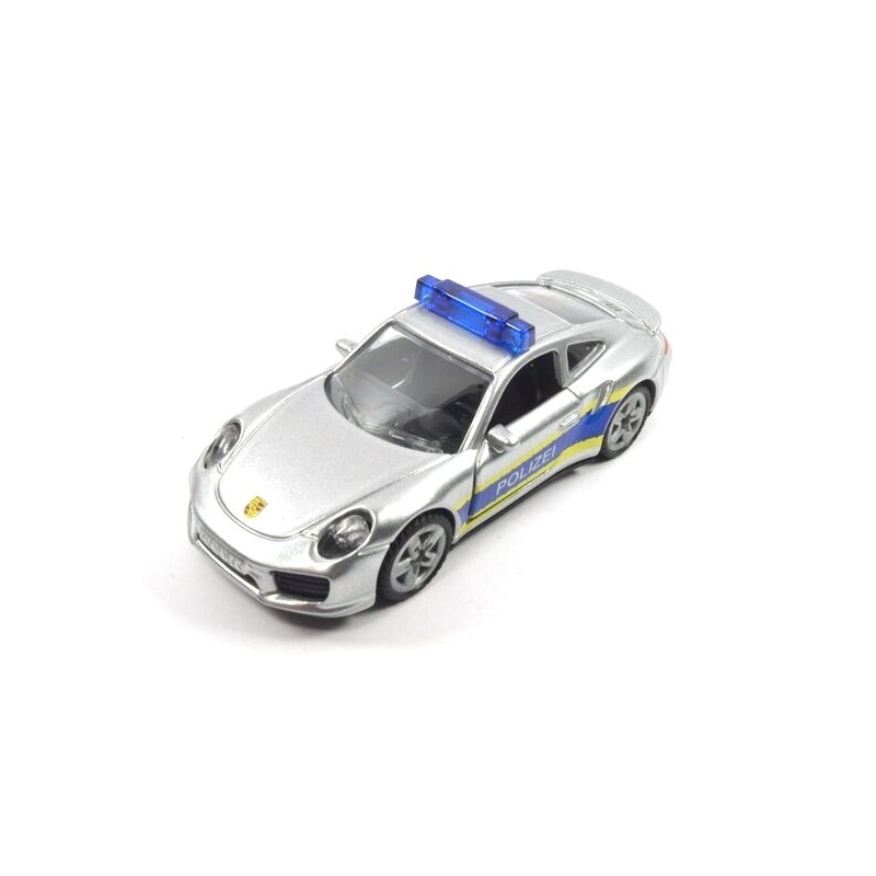 Porsche 911 Snelweg politie met hoge zwaailichtbalk