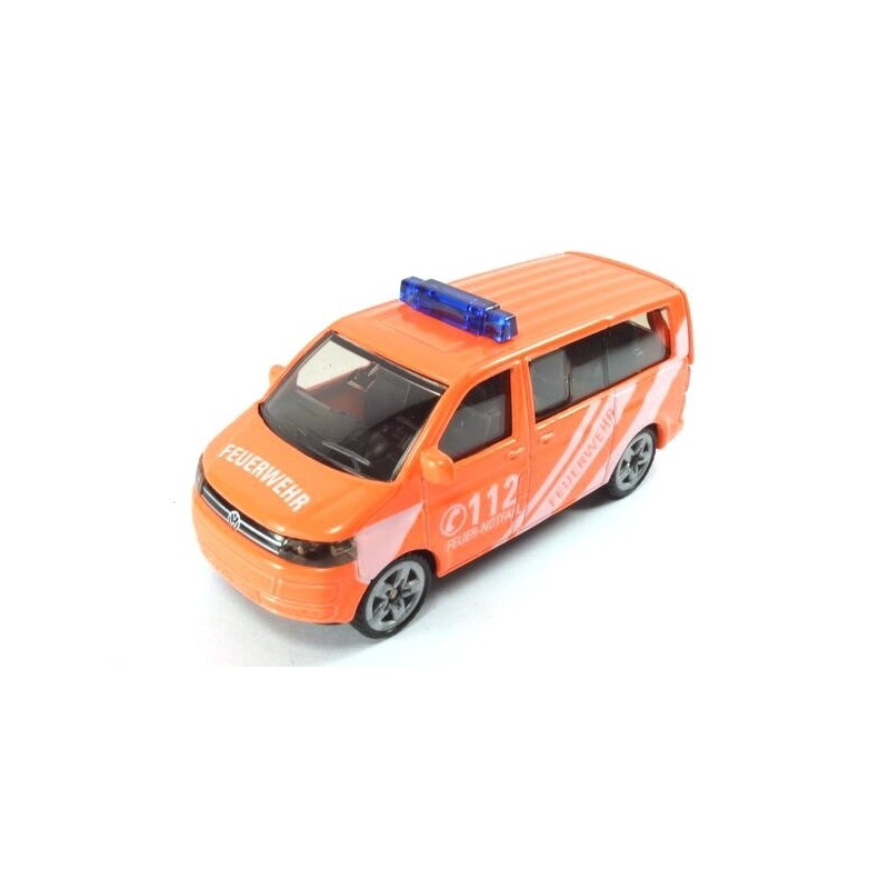 Volkswagen T5 Pompiers avec barre de lumière bleue haute
