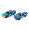 Dodge Charger mit PKW-Anhänger und Dodge Challenger