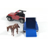 Jeep mit Pferdeanhänger