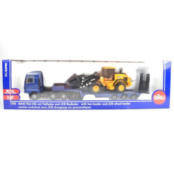 MAN TG-A with low-loader and JCB loader