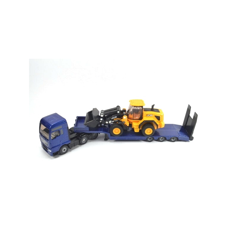 MAN TG-A with low-loader and JCB loader