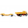 Mercedes-Benz 710 Rundhauber with Kramer 411 wheel loader