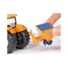 New Holland T7070 sneeuwploeg met zoutstrooier