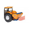 New Holland T7070 sneeuwploeg met zoutstrooier
