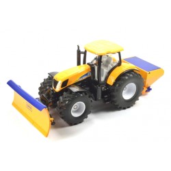 New Holland T7070 sneeuwploeg met zoutstrooier