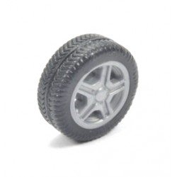 Loose wheel with gray rim