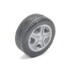 Loose wheel with gray rim