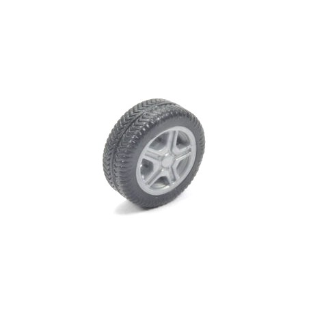 Losse wiel met grijze velg Losse wiel met grijze velg
