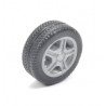 Losse wiel met grijze velg