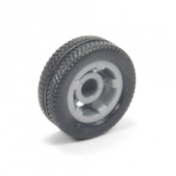 Loose wheel with gray rim