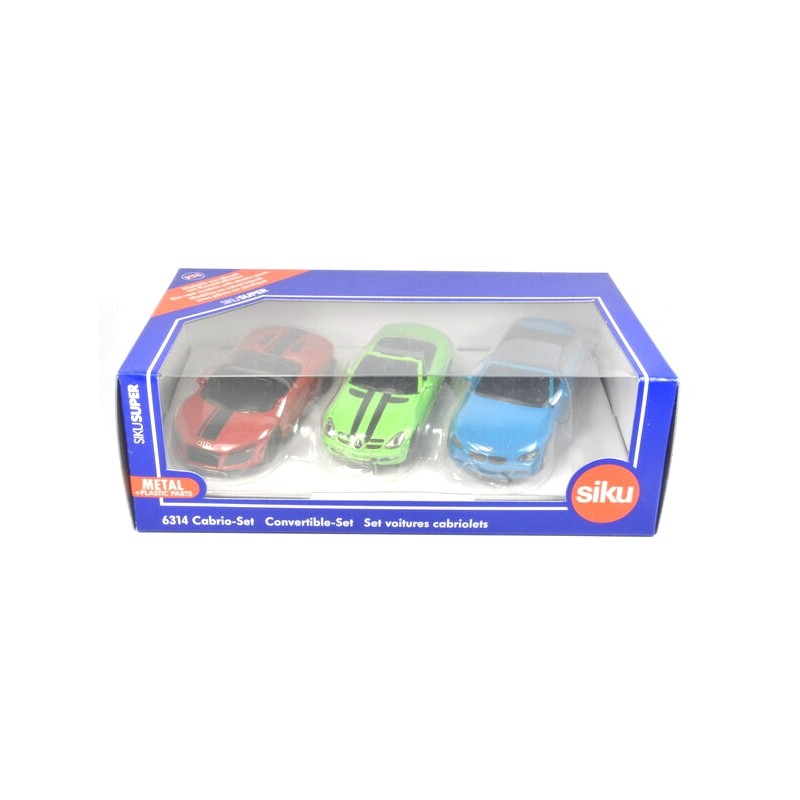 Set voitures cabriolets