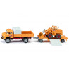 Mercedes-Benz 710 Rundhauber with Kramer 411 wheel loader