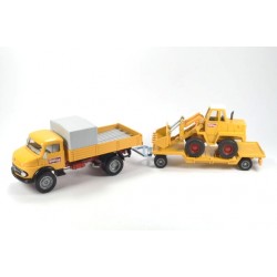 Mercedes-Benz 710 Rundhauber with Kramer 411 wheel loader