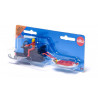 Snowmobil mit Rettungsschlitten