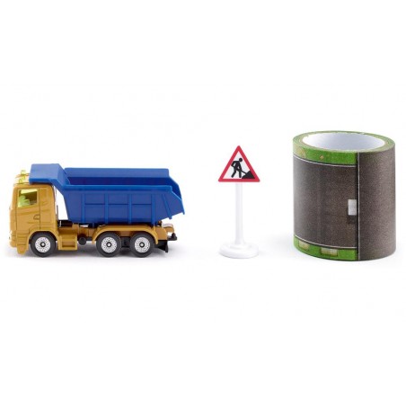 Scania R380 mit Kippmulde und Tape