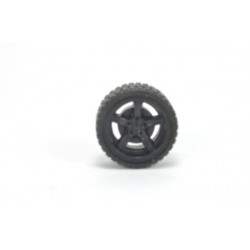 Loose wheel with black rim (LKW48)
