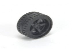 Loose wheel with black rim (LKW48)