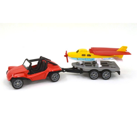 Buggy met sport vliegtuig