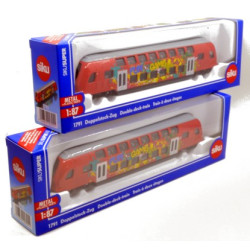 Double-deck train set