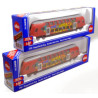 Double-deck train set